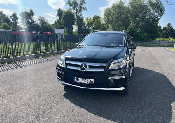 Mercedes-Benz GL cena 174660 przebieg: 127847, rok produkcji 2014 z Biała małe 781